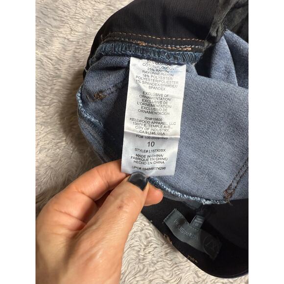 New NYDJ Jeans Women's 14 P High Rise Major Wide Leg Capri Serendipit - Picture 5 of 8